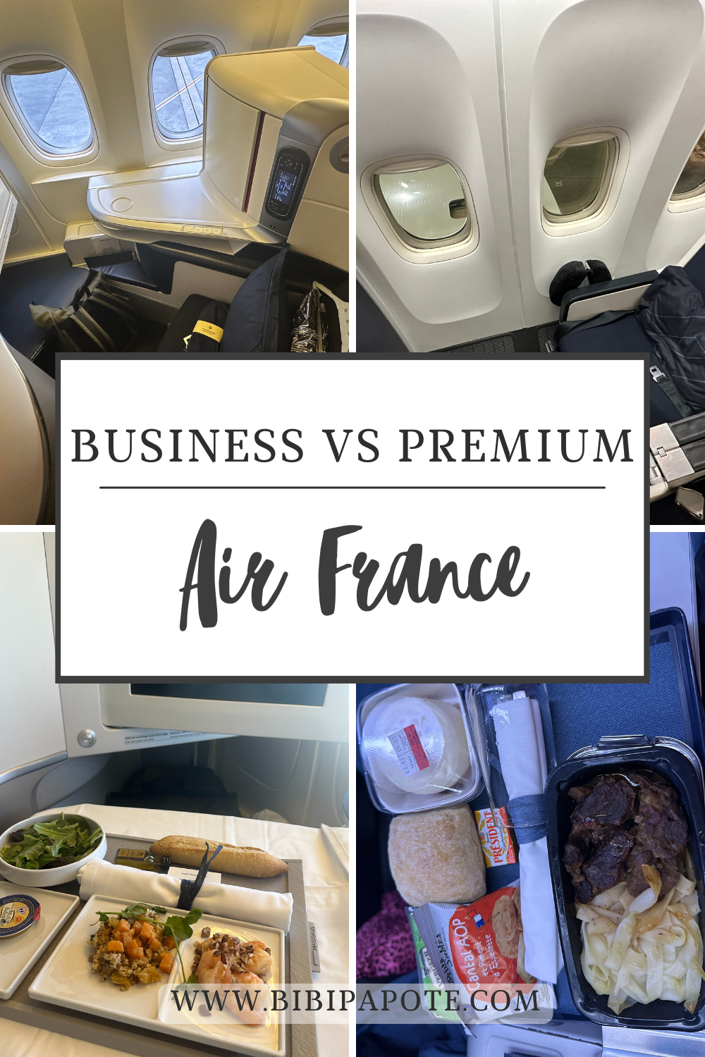 bibipapote air france business ou premium - avis, comparatif et expérience